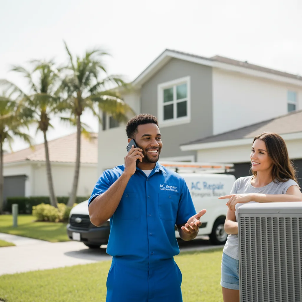 AC Repair Pompano Beach customer support in Tornillo